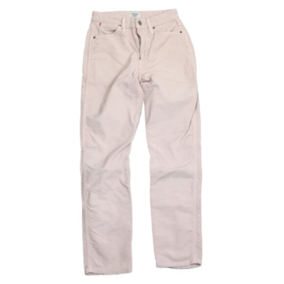 Aritzia Sunday Best High Rise Light Pink Corduroy Jean 2 - Picture 10 of 10